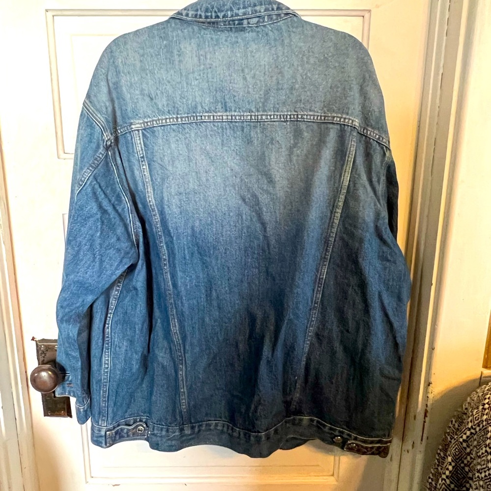 Oversized denim jacket